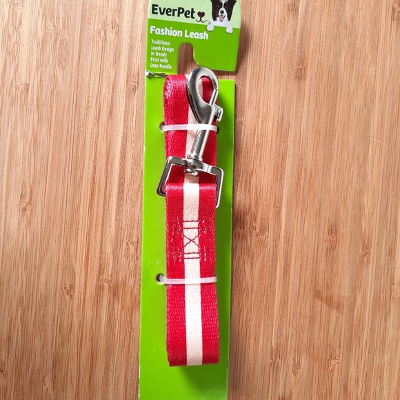 Everlast Pink Striped 48 inch Dog Leash - Picture 1 of 9